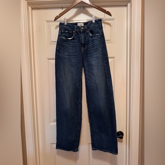 BDG Women's Navy Tapered Baggy Jeans size 24 - Picture 11 of 13